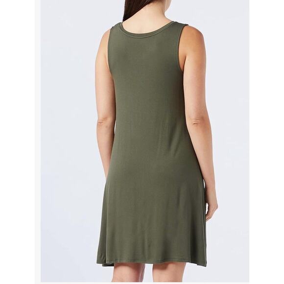 Amazon Essentials Women's Tank Swing Dress - Olive Green - XS, NWT - Picture 3 of 6